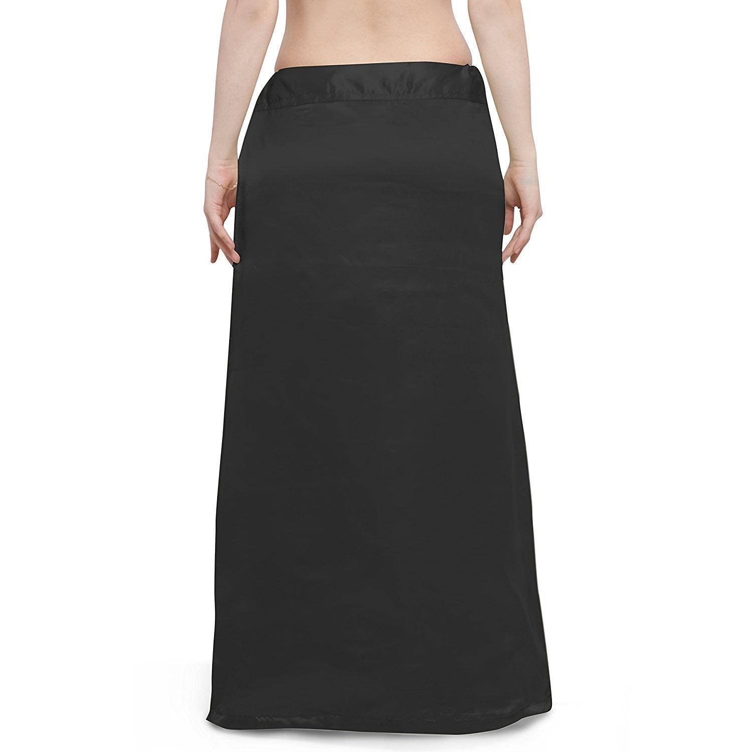 Woman's Satin Black Petticoat