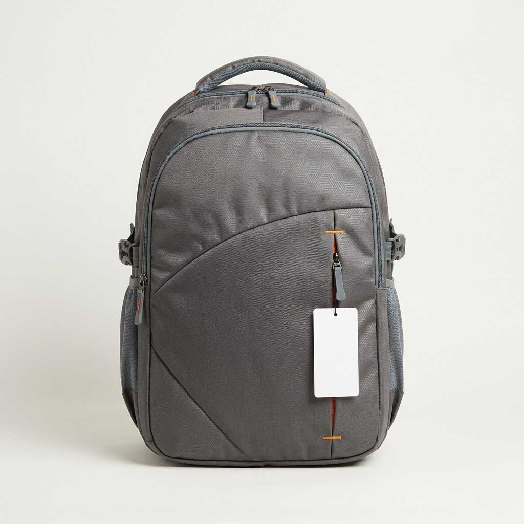 Grey Backpack 30L | Durable Lightweight School, College & Office Bag with Multi Compartments | Water-Resistant Everyday Laptop Backpack