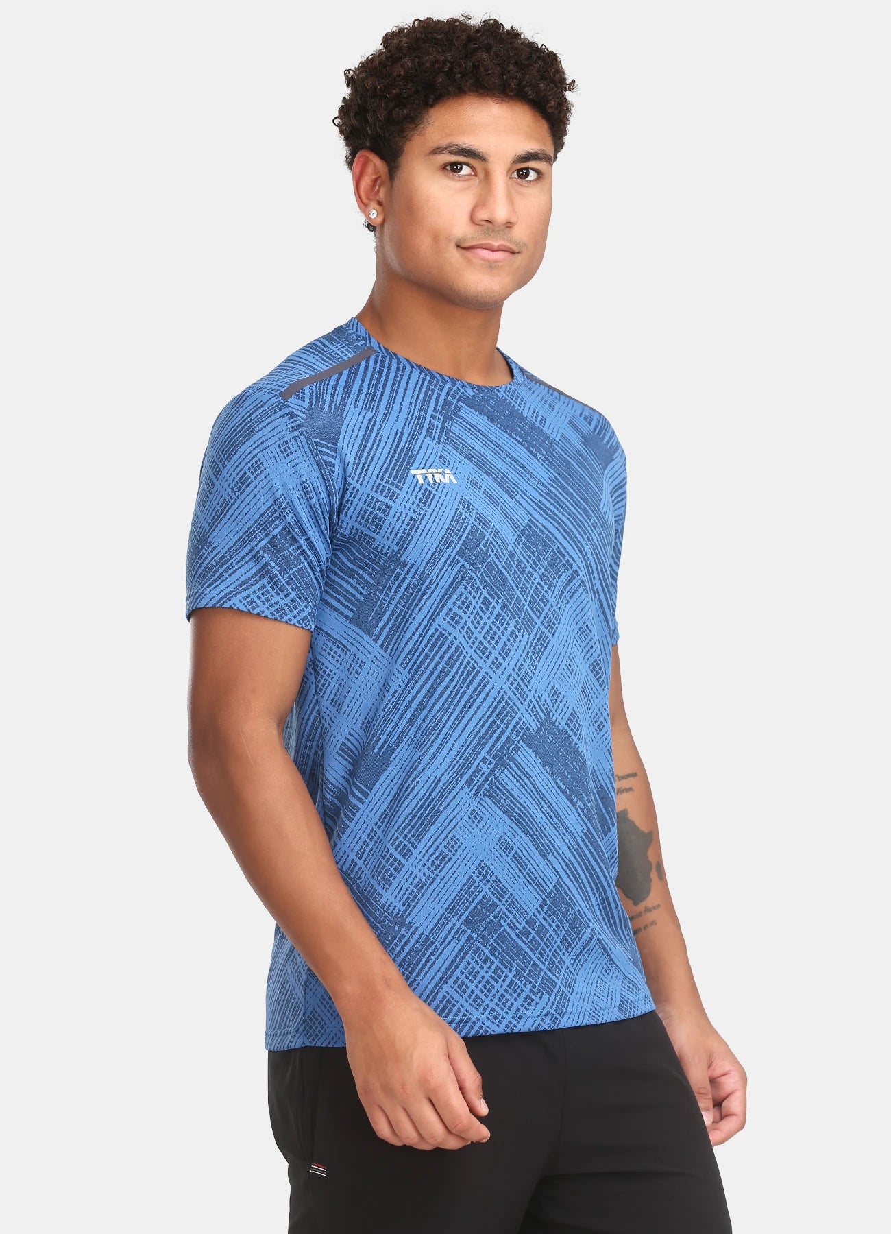 TYKA Men's Crush Jacquard Performance T-Shirt