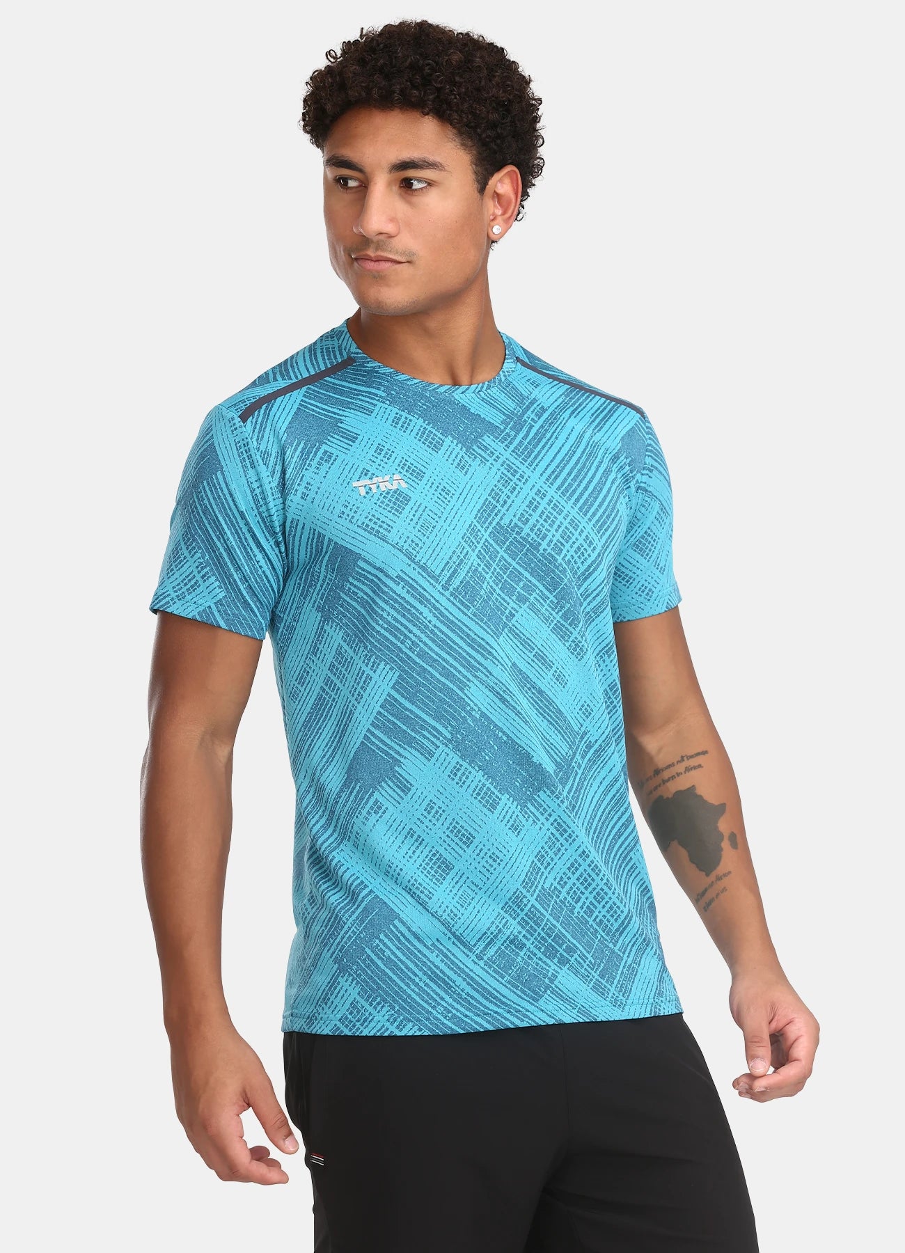 TYKA Men's Crush Jacquard Performance T-Shirt