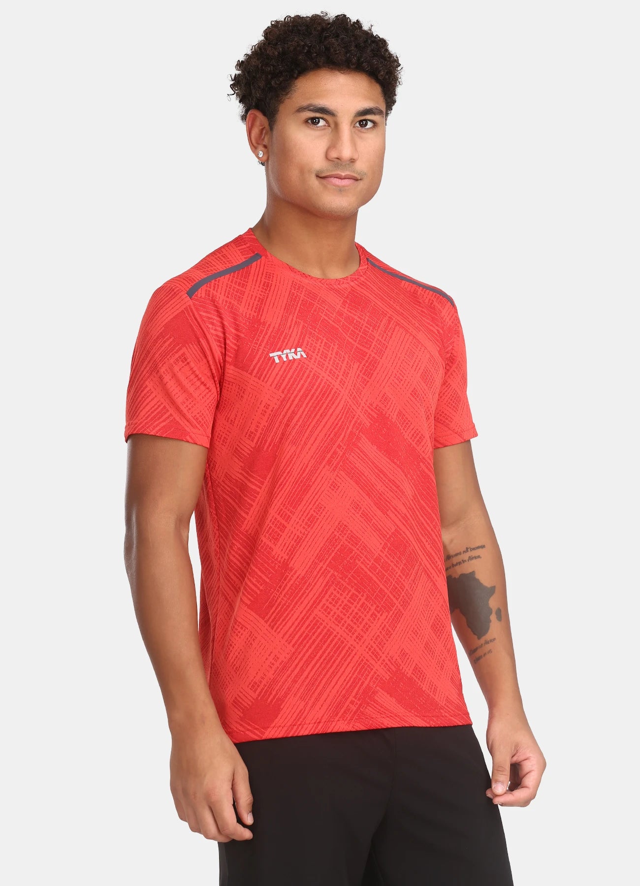 TYKA Men's Crush Jacquard Performance T-Shirt