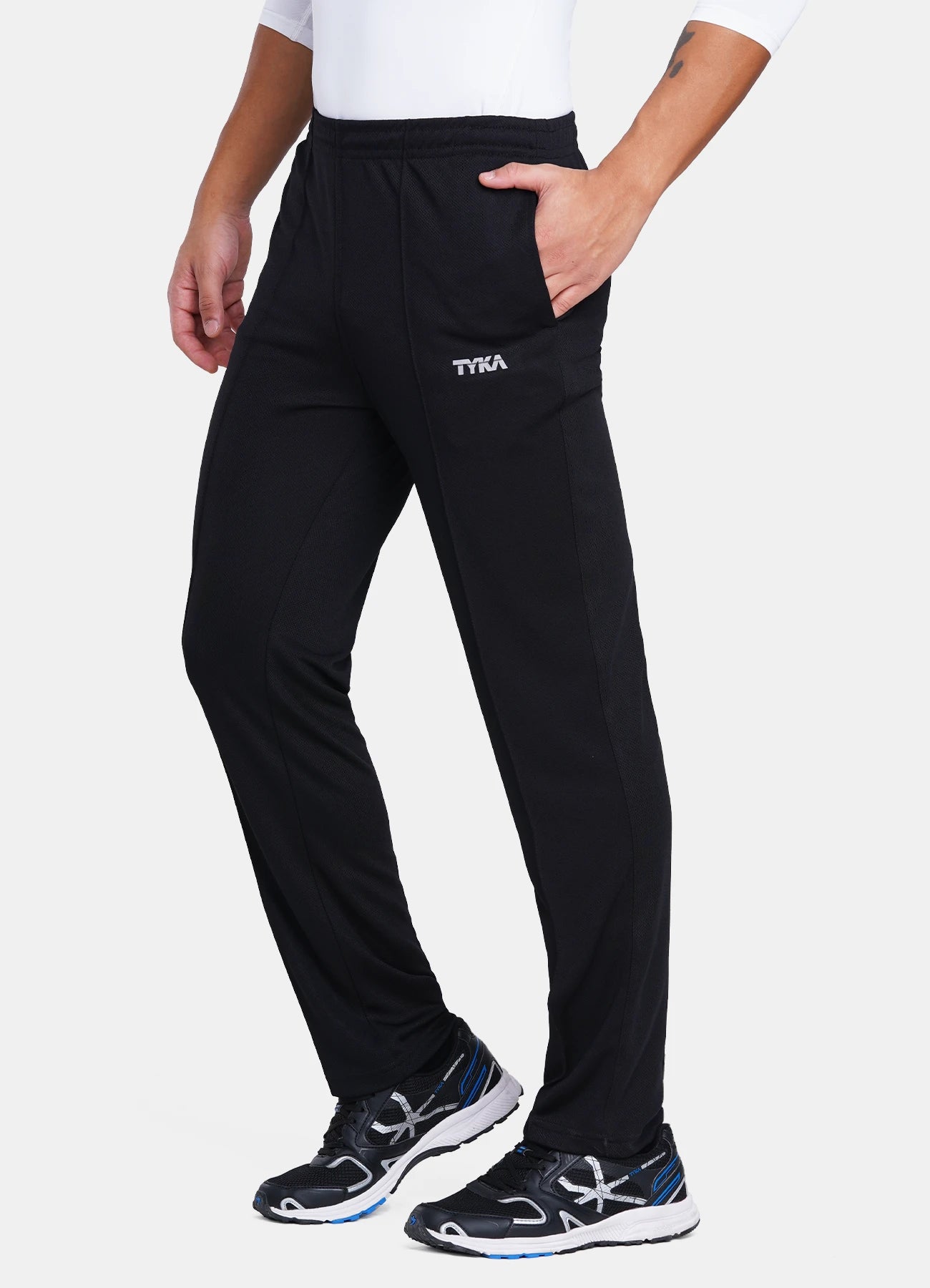TYKA Premier Men’s Cricket Trouser – Flexible Knit Performance Track Pants