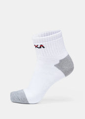 TYKA Ultimate Cricket Moderate Cushion Quarter Socks-Pack Of 3