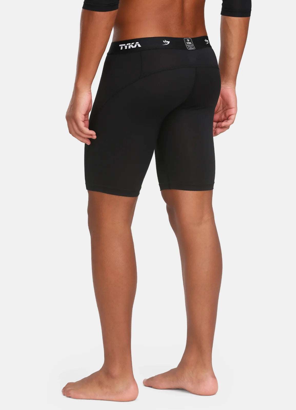 TYKA Men's Pro Performance Compression Shorts – Black