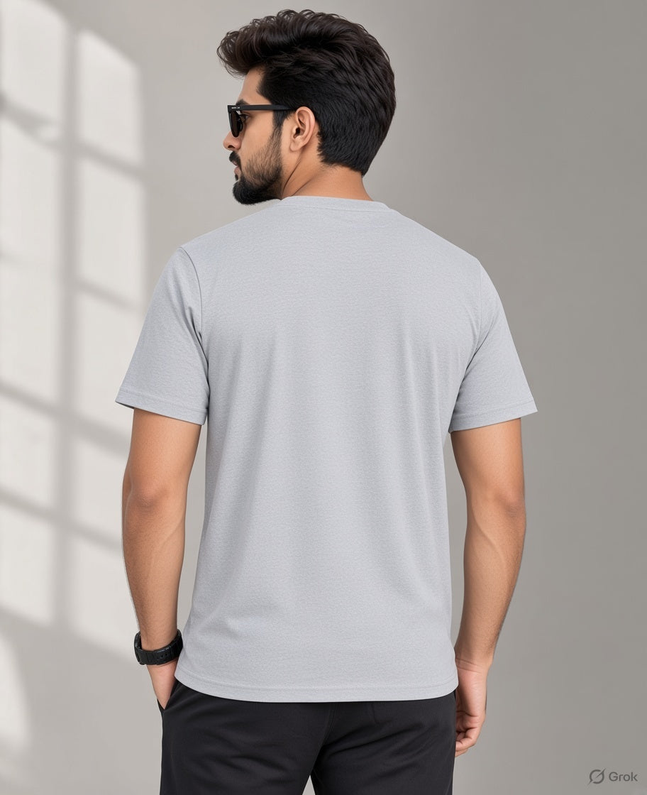SHIV-NARESH Men’s Lightweight Performance T-Shirt – Heather Grey
