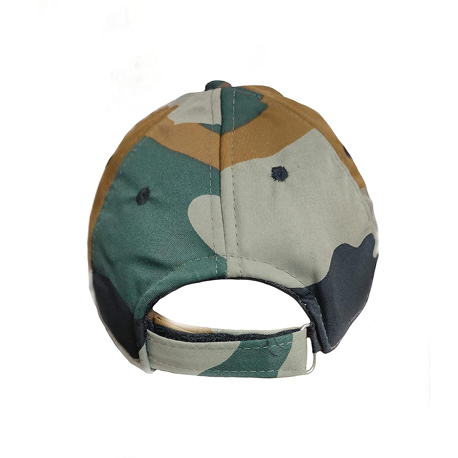Indian Army Camouflage Baseball Cap Men's & Women's- Free Size