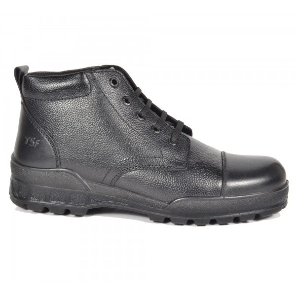 TSF Genuine leather Uniform Police Shoes For Man (741-BLK)