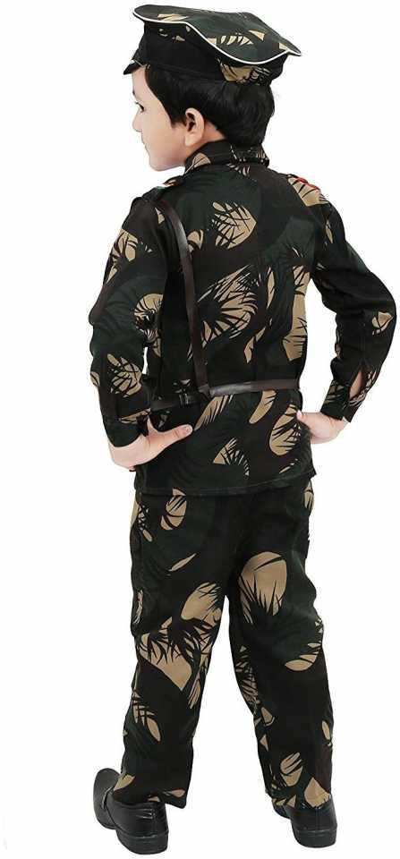 Kids Army costume dress