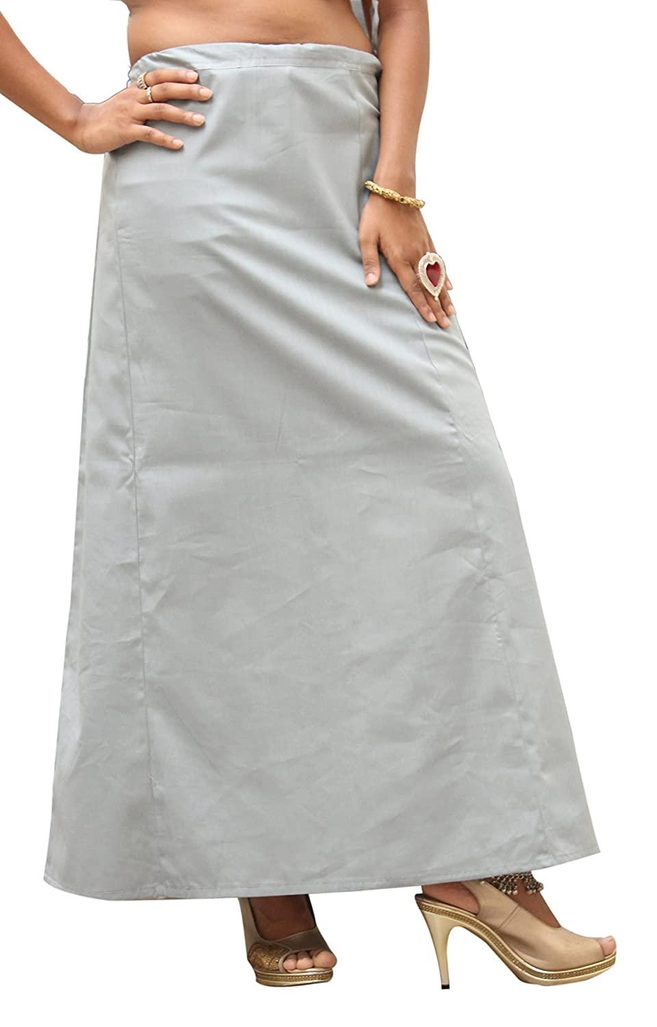 Woman's Satin Grey Petticoat Default Title