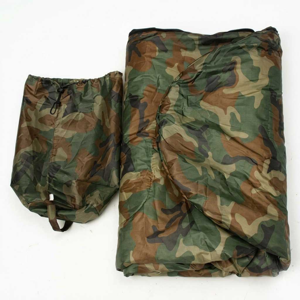 Premium Camouflage Sleeping Bag with Warm Inner Lining | Portable Outdoor Gear for Camping, Hiking & Hunting | Includes Stuff Sack