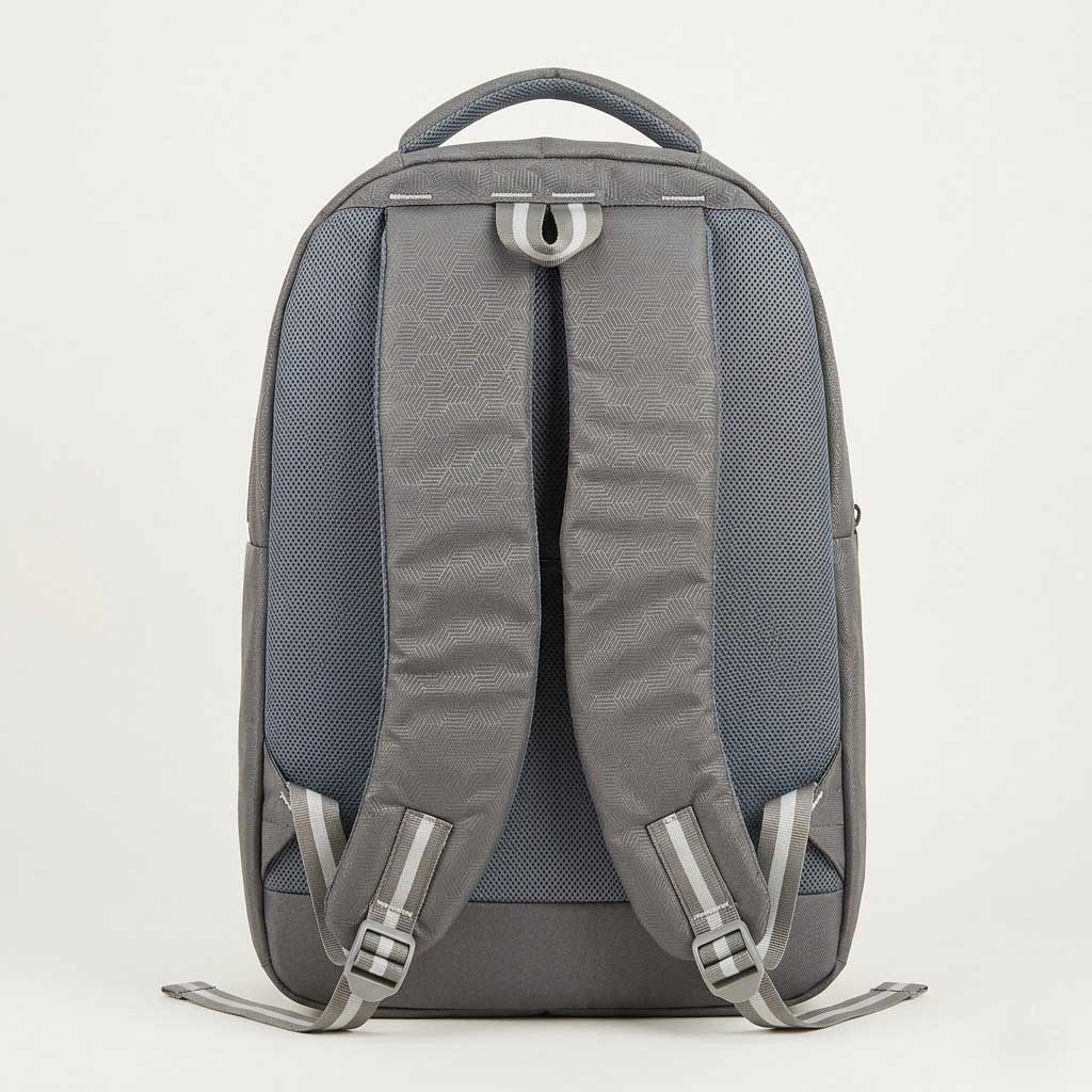 Grey Backpack 30L | Durable Lightweight School, College & Office Bag with Multi Compartments | Water-Resistant Everyday Laptop Backpack