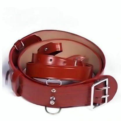 Regulation Police Cross-Strap,Dual-Point Support Belt_Brown