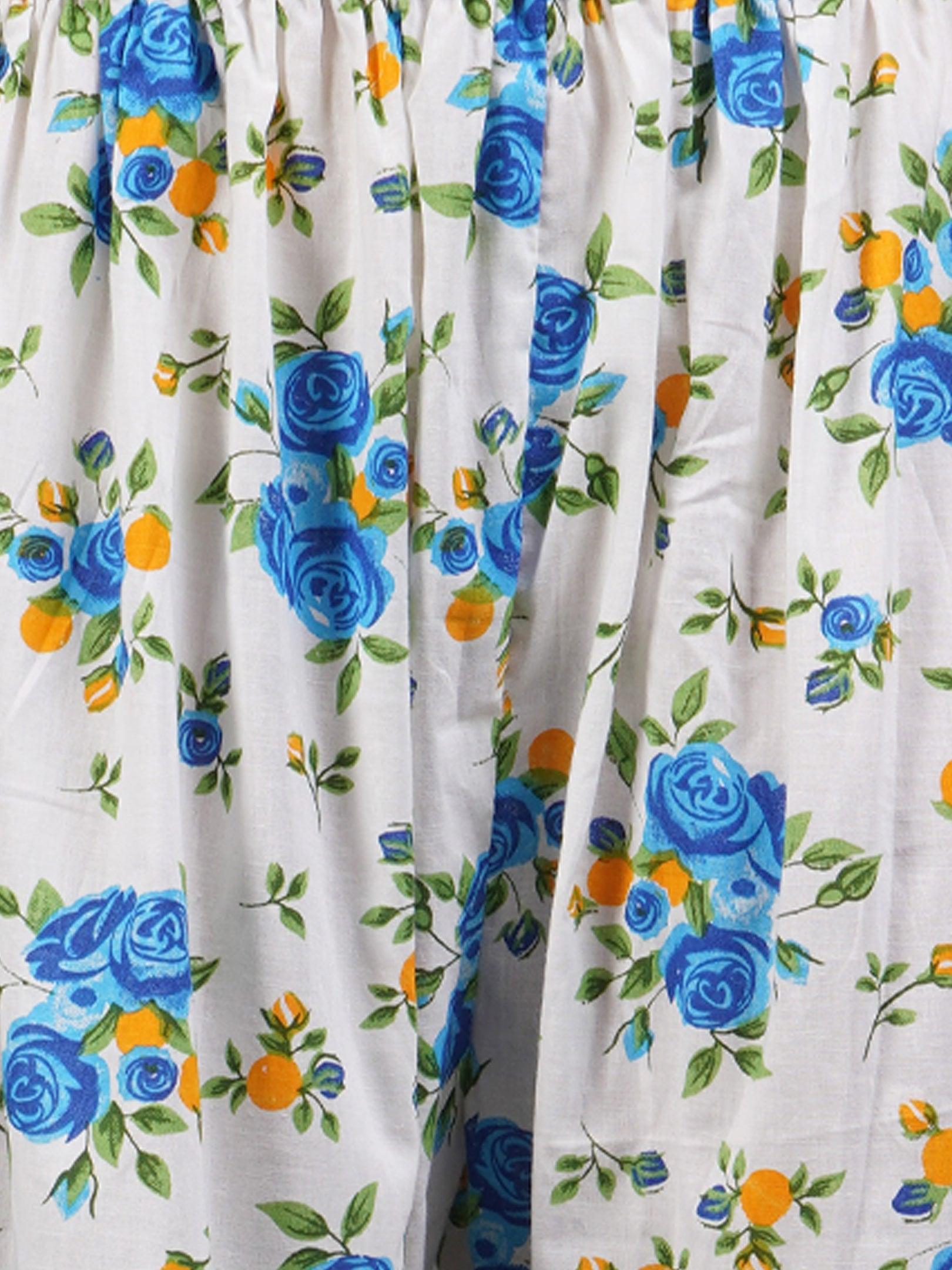 Women Sky Blue Sharara Pure Cotton