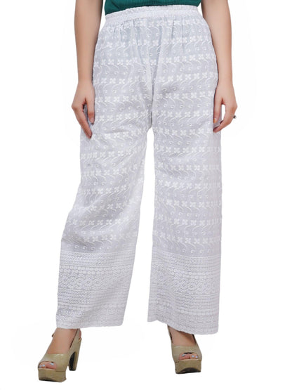 Trendzmy Women Beige Kurta and Palazzo Set Pure Cotton