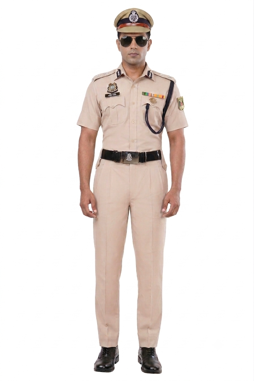 Men's Premium CRPF Khaki Uniform – Reid & Taylor IPS Choice Fabric