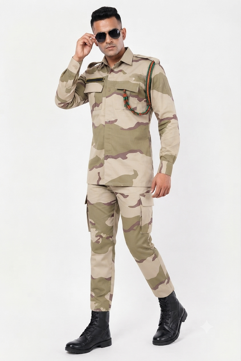 CISF Combat Uniform (US Pattern) – Made-to-Order-Cotton NAPAH Fabric