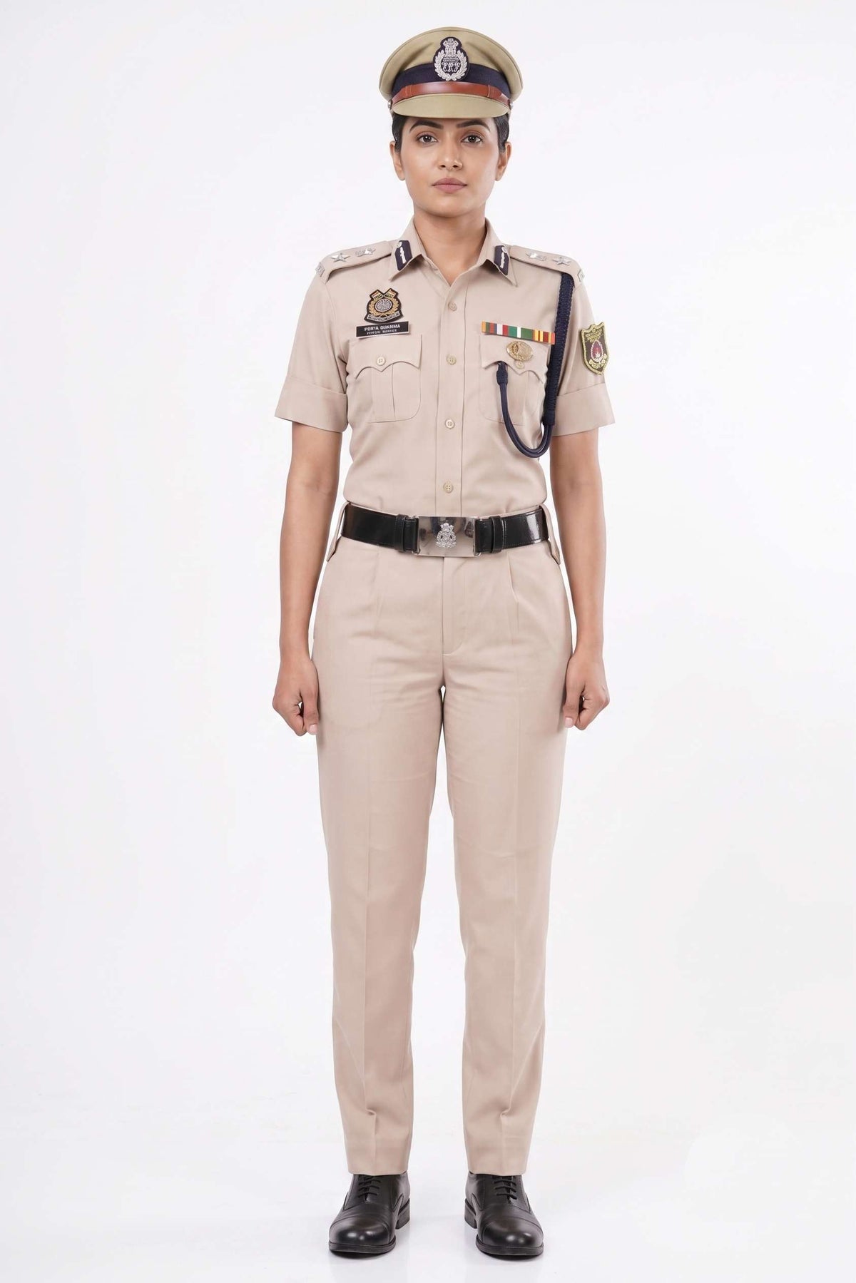 Women's Premium CRPF Khaki Uniform – Reid & Taylor IPS Choice Fabric