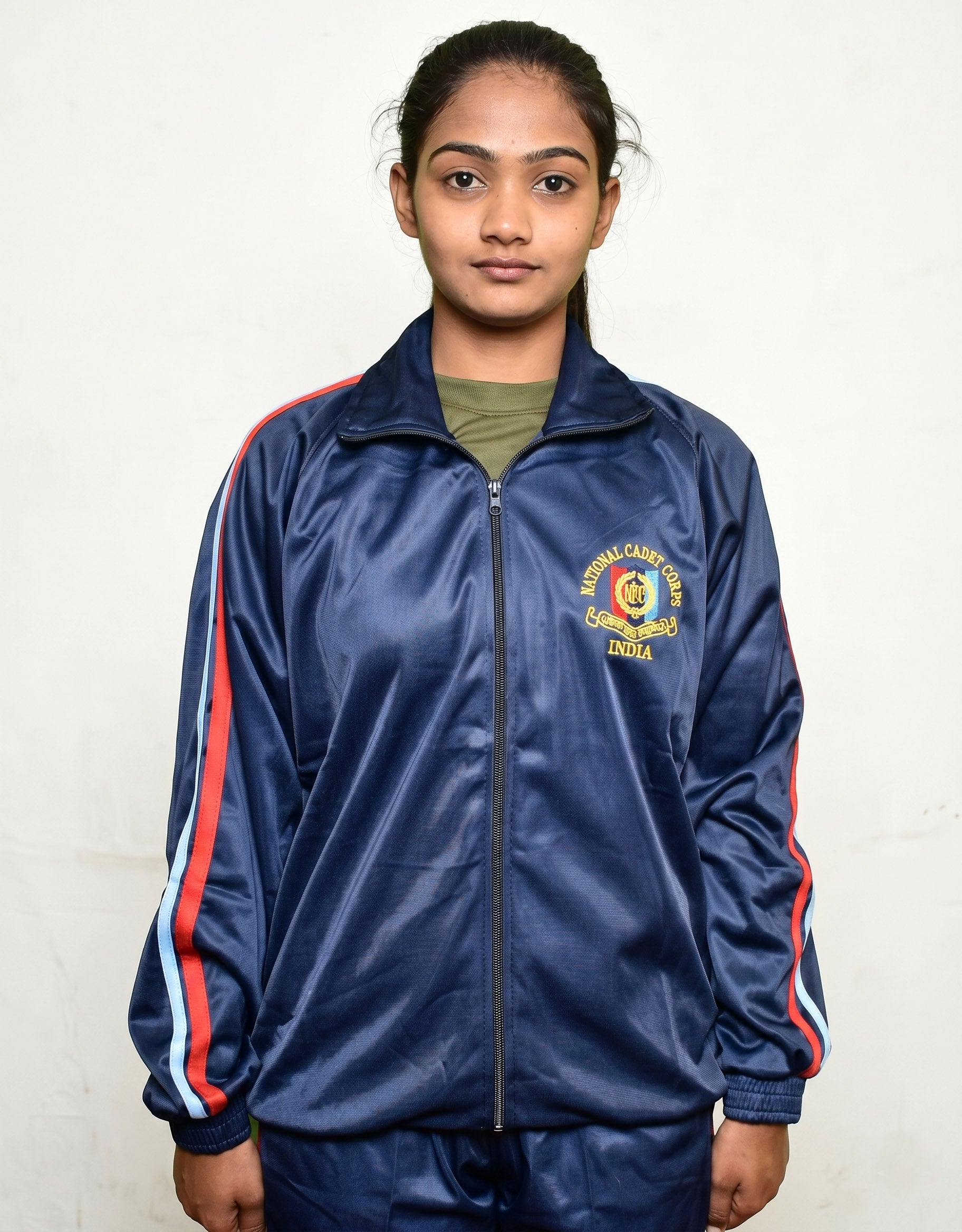 Girl's NCC Tracksuit with Lower Set for NCC Cadets navy