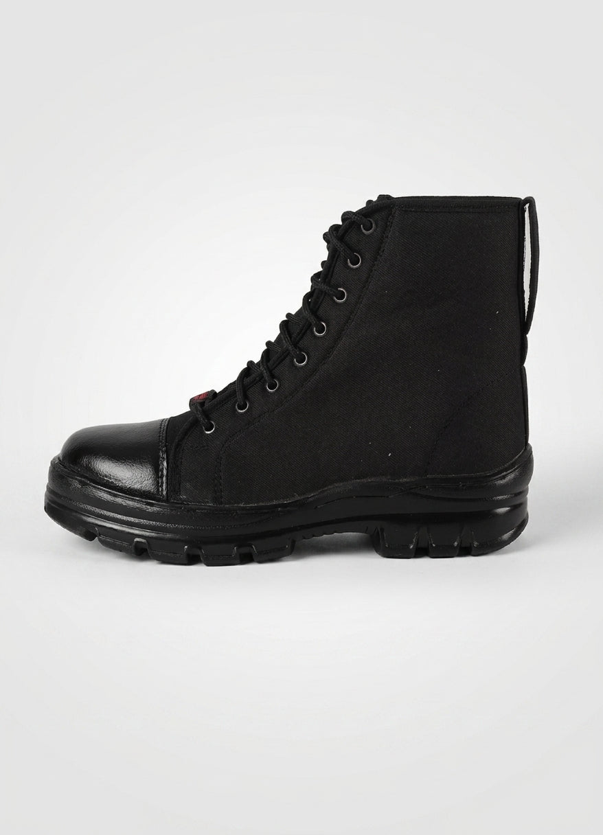 Original Tactical Combat Army Jungle Boot Oil Stain Trekking Riding Shoes Boots For Men (Black)