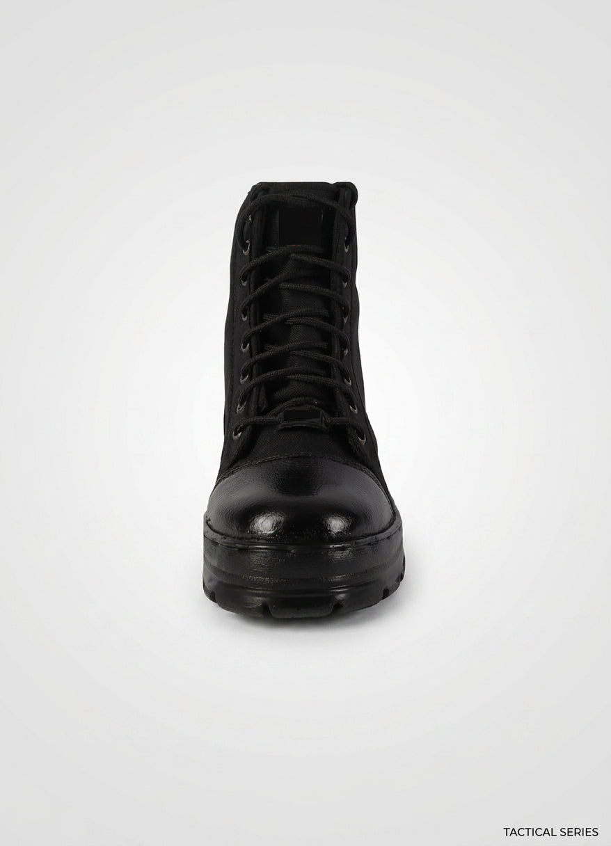 Original Tactical Combat Army Jungle Boot Oil Stain Trekking Riding Shoes Boots For Men (Black)