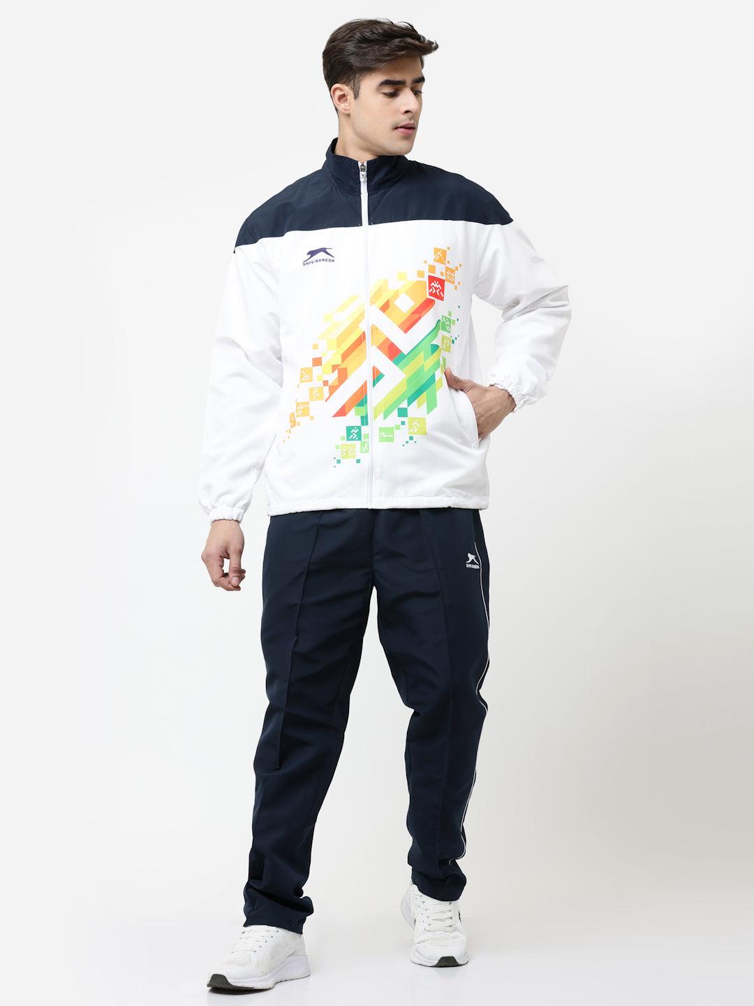 Shiv Naresh KHELO INDIA|TRACKSUIT |Sublimated|T.Z WITH INER MESH XXXXL