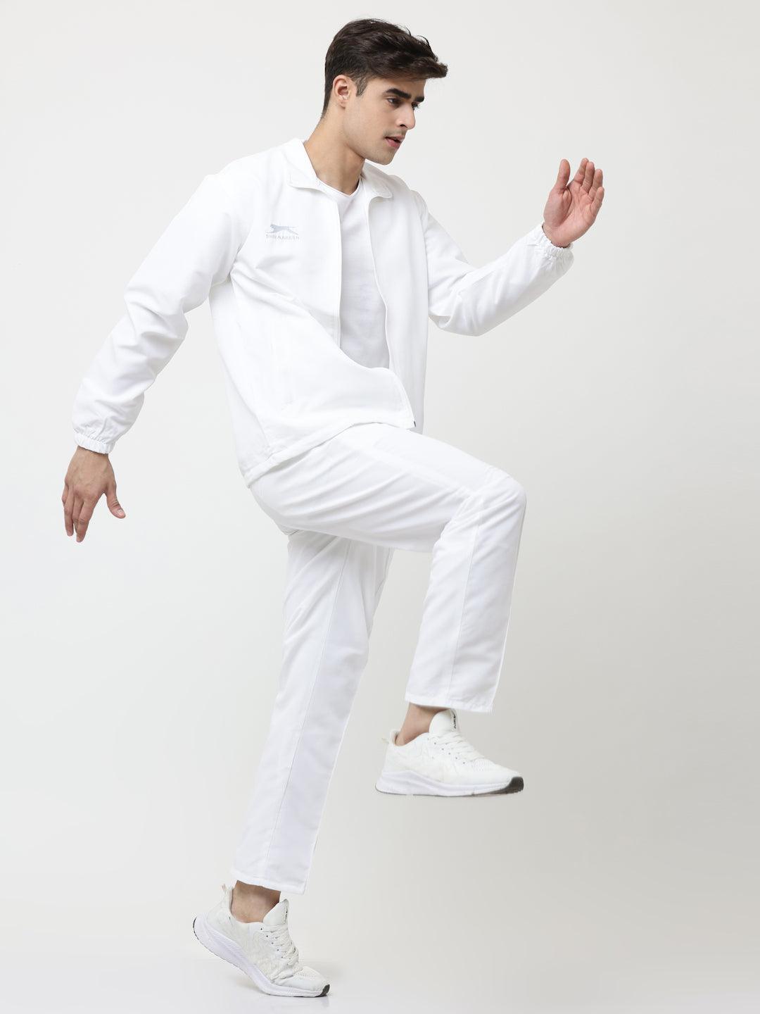 Shiv Naresh TRACKSUIT White 401A T.Z INER MESH (NET)