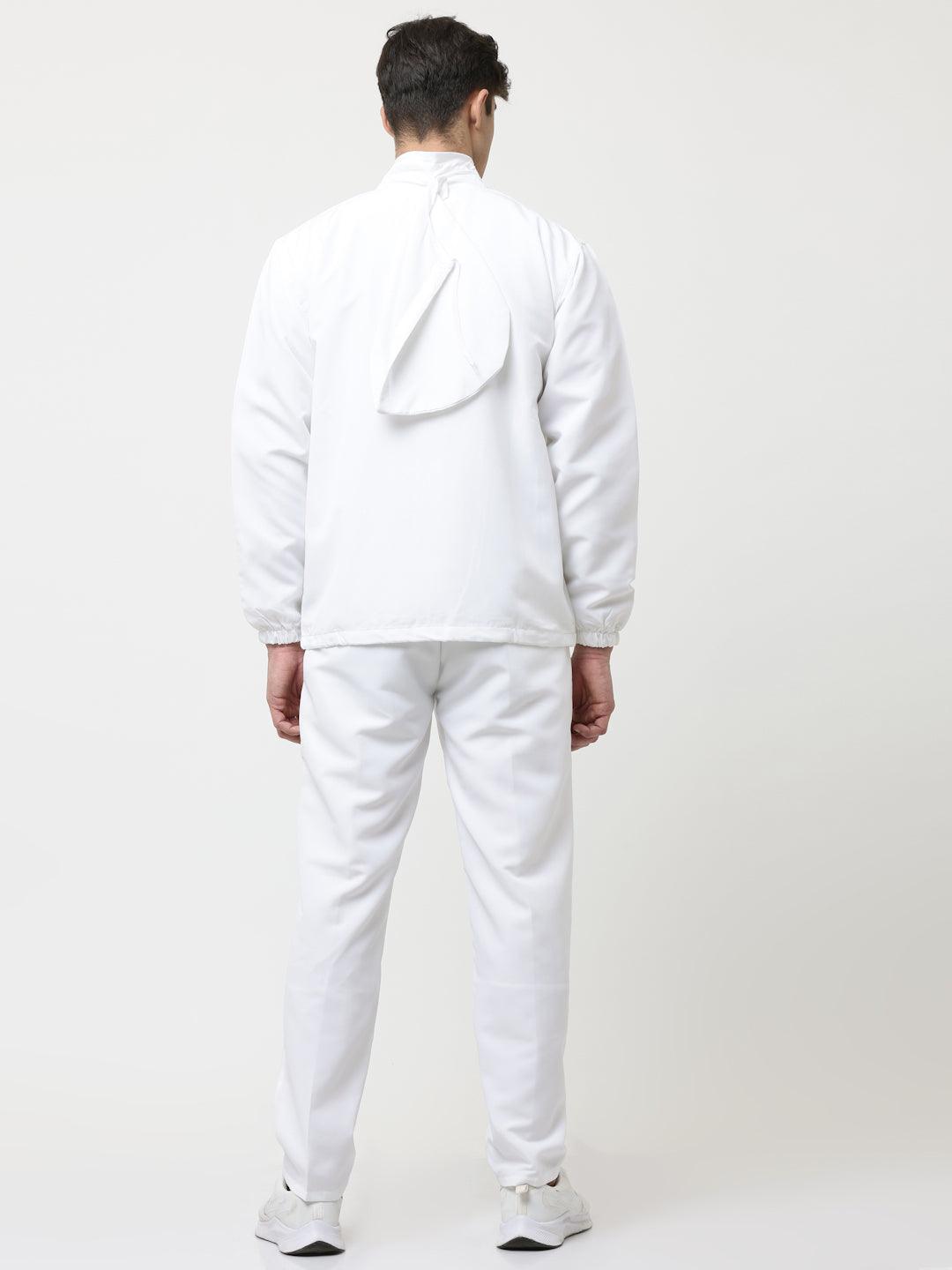 Shiv Naresh TRACKSUIT White 401A T.Z INER MESH (NET)