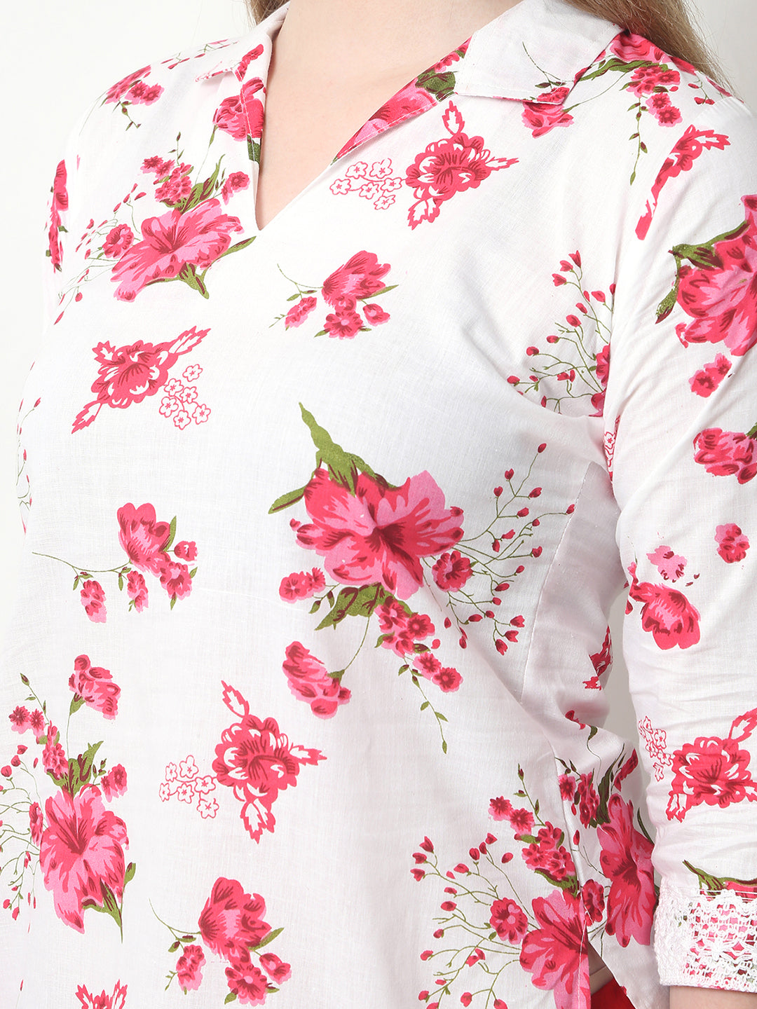 Women Printed Yellow Kurta and Salwar Set Pure Cotton