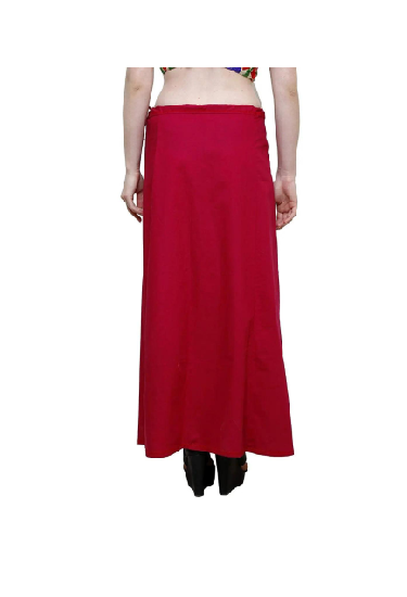Premium Cotton Saree Petticoat (Pack of 5 Combo) – Sky Blue, Yellow, Black, Red, White | Regular Fit Multi-Color Inskirt Set