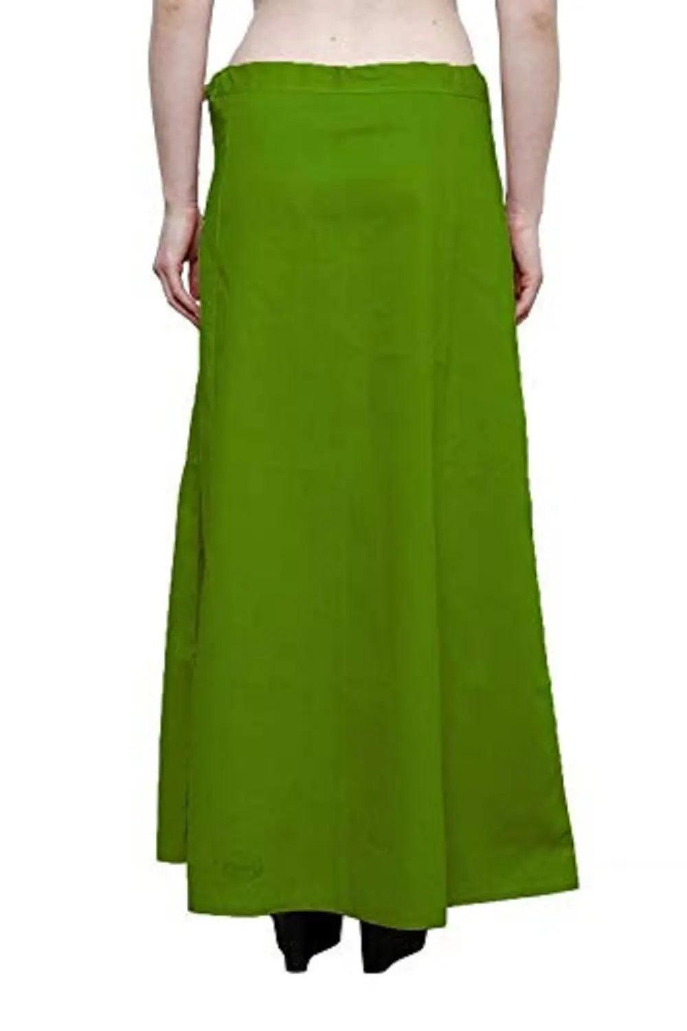 Indian women Elegant Look Ethnic Wear Cotton Petticoat Mehandi