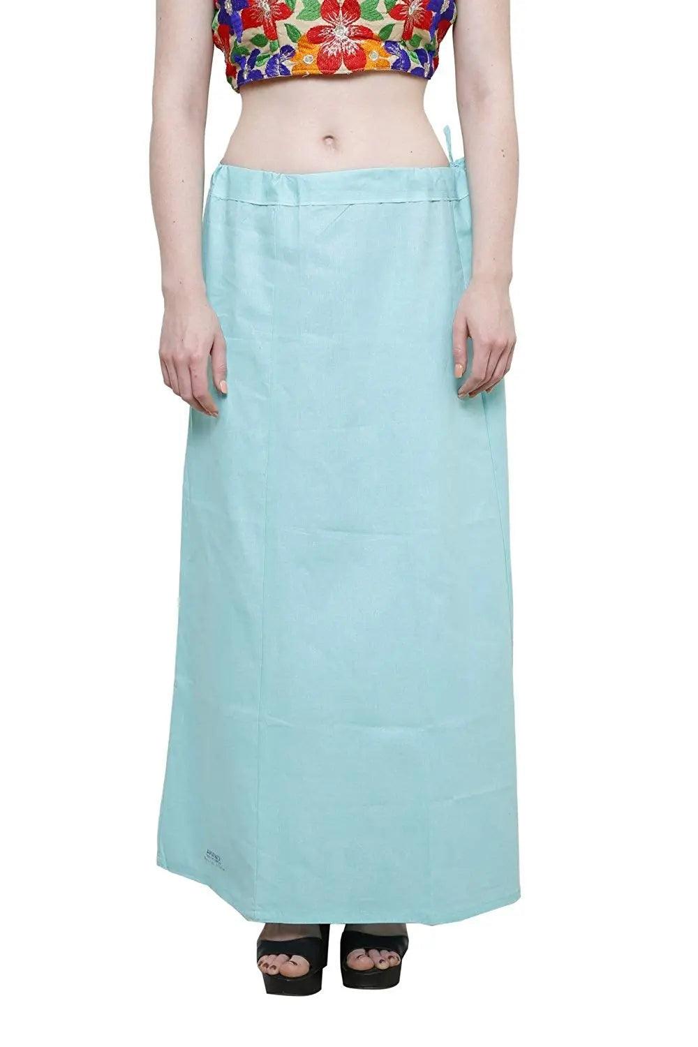 Clothing woman's Elegant Look Ethnic Wear Cotton Petticoat Multi (Pack of 5)