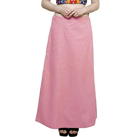 Singhania Clothing woman's Elegant Look Ethnic Wear Cotton Petticoat Pink Pack of 1 Default Title