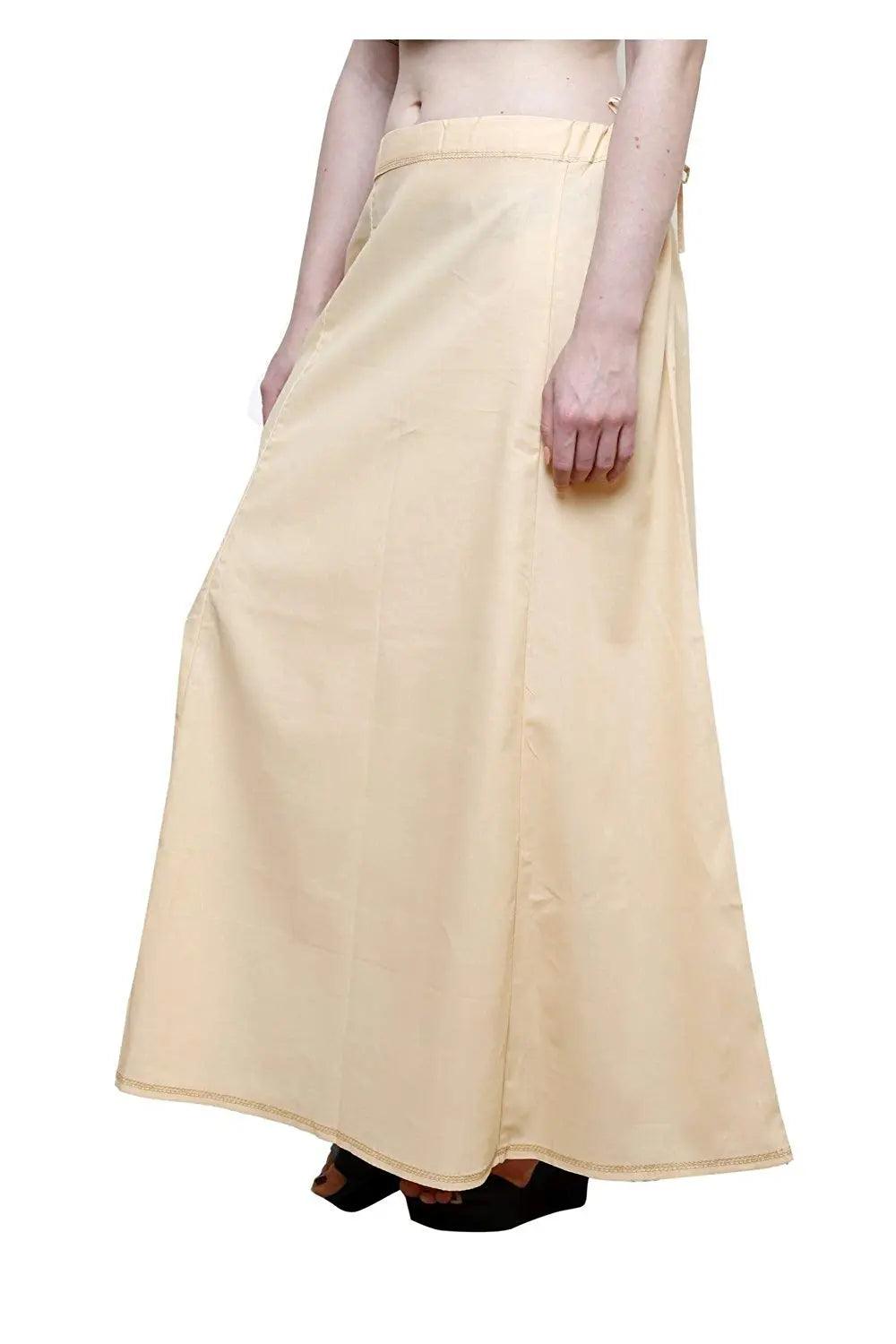 Clothing woman's Elegant Look Ethnic Wear Cotton Petticoat Multi (Pack of 5)