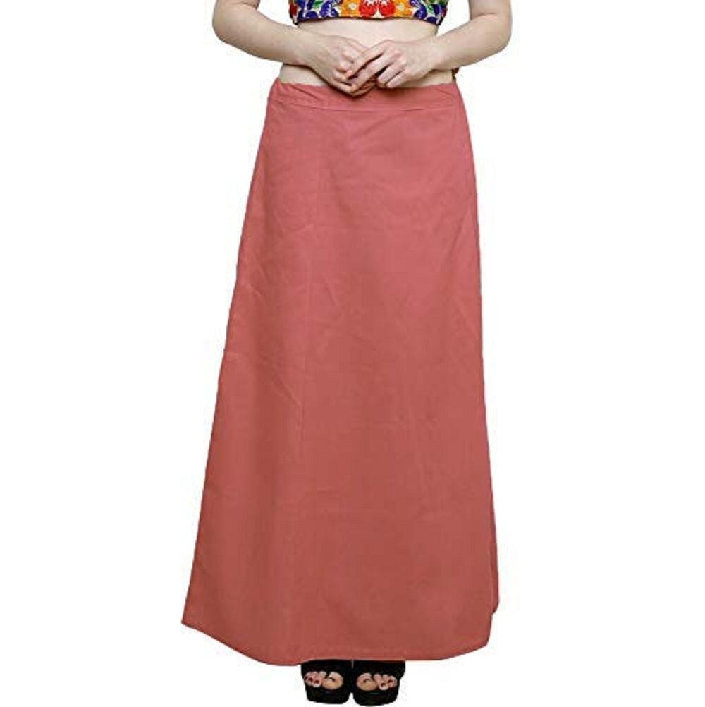 Clothing woman's Elegant Look Ethnic Wear Cotton Petticoat Gajri Pack of 1 Default Title