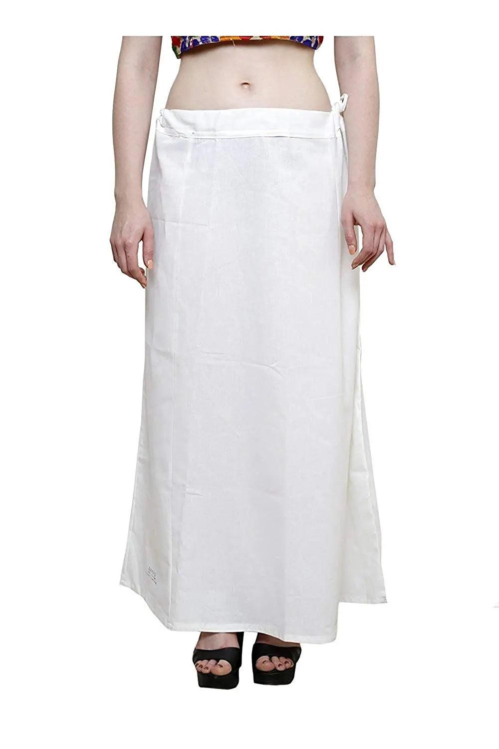 Clothing woman's Elegant Look Ethnic Wear Cotton Petticoat Multi (Pack of 5)
