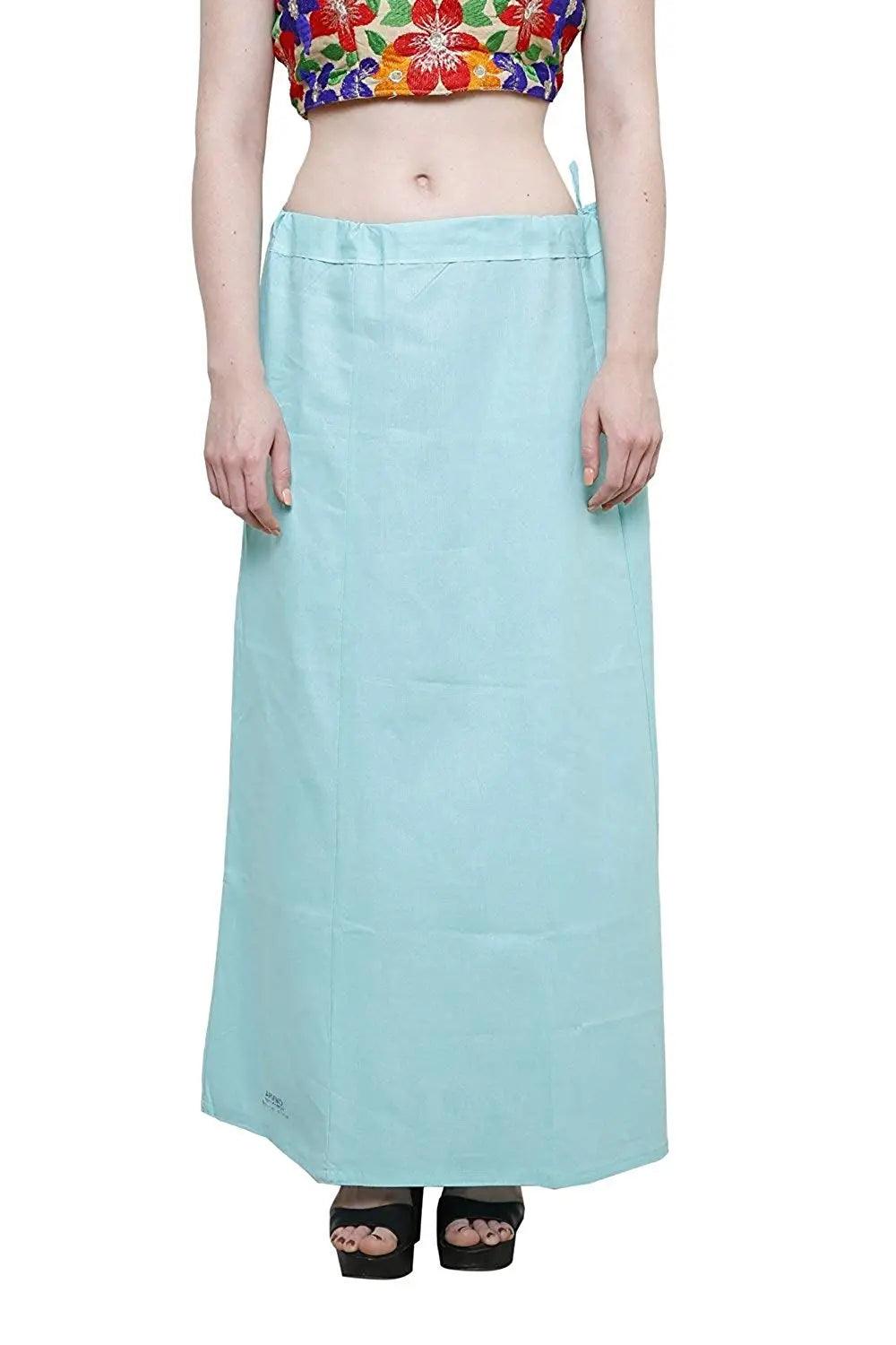 Clothing woman's Elegant Look Ethnic Wear Cotton Petticoat Multi (Pack of 5)