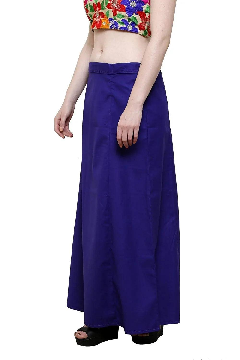 Clothing woman's Elegant Look Ethnic Wear Cotton Petticoat Multi (Pack of 5)