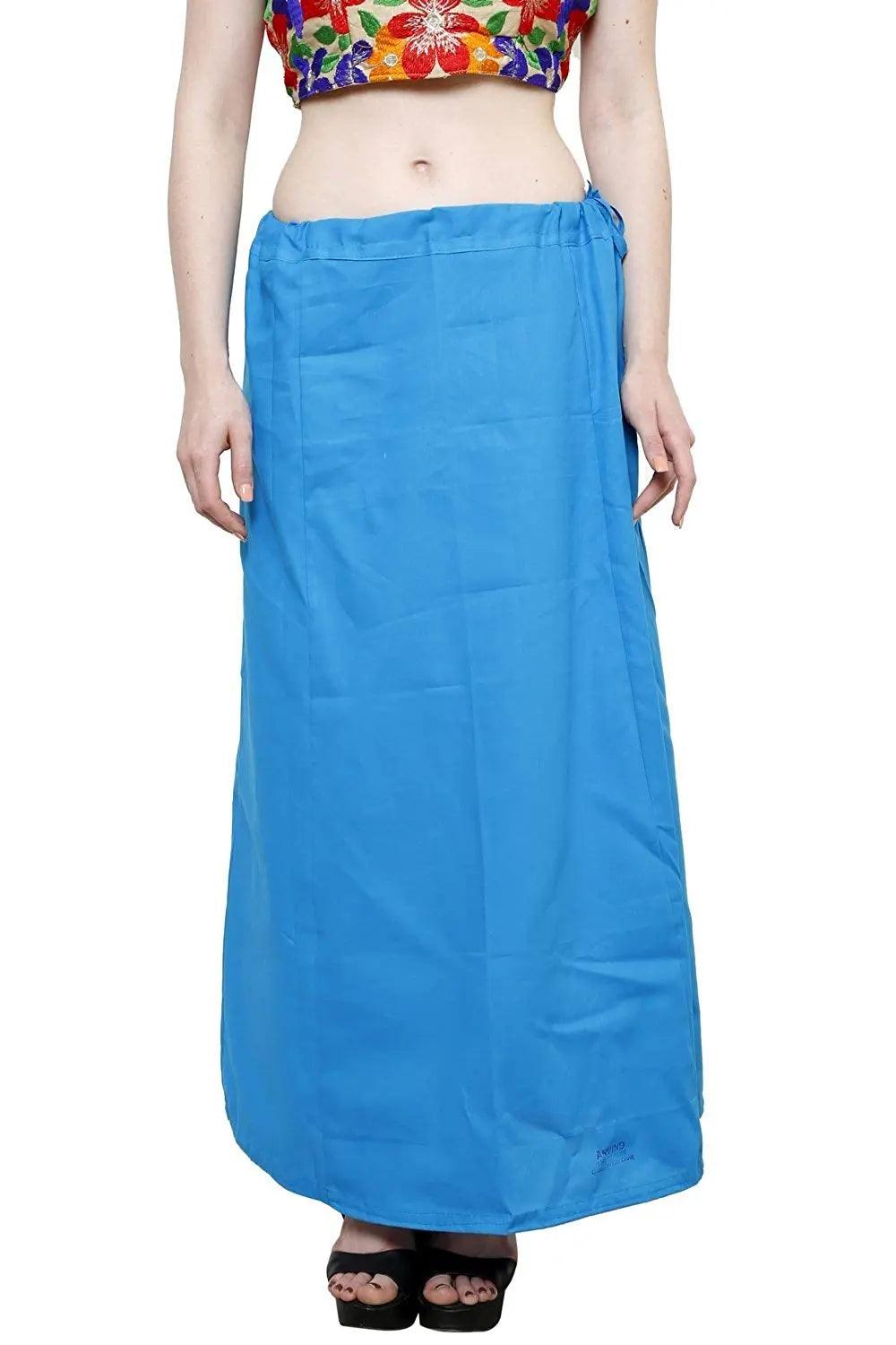 Clothing woman's Elegant Look Ethnic Wear Cotton Petticoat Multi (Pack of 5)