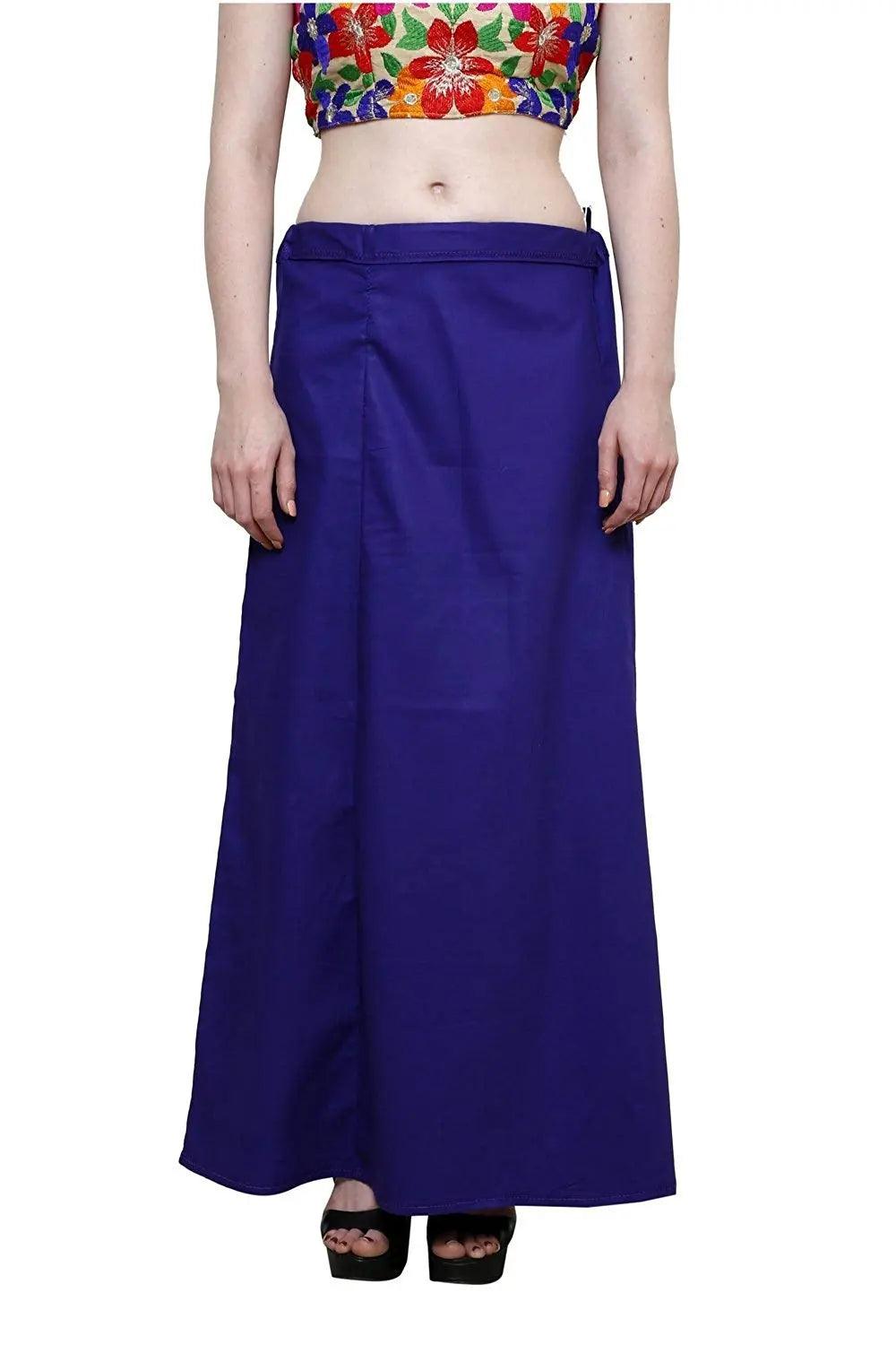 Clothing woman's Elegant Look Ethnic Wear Cotton Petticoat Multi (Pack of 5)