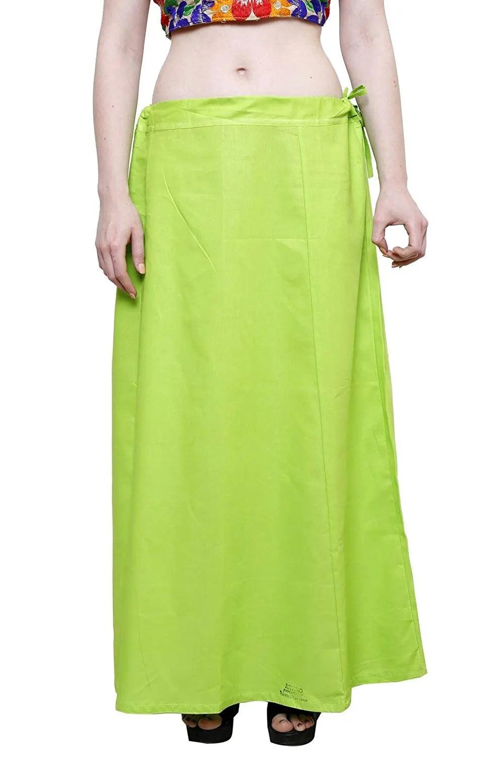 Clothing woman's Elegant Look Ethnic Wear Cotton Petticoat Multi (Pack of 5)