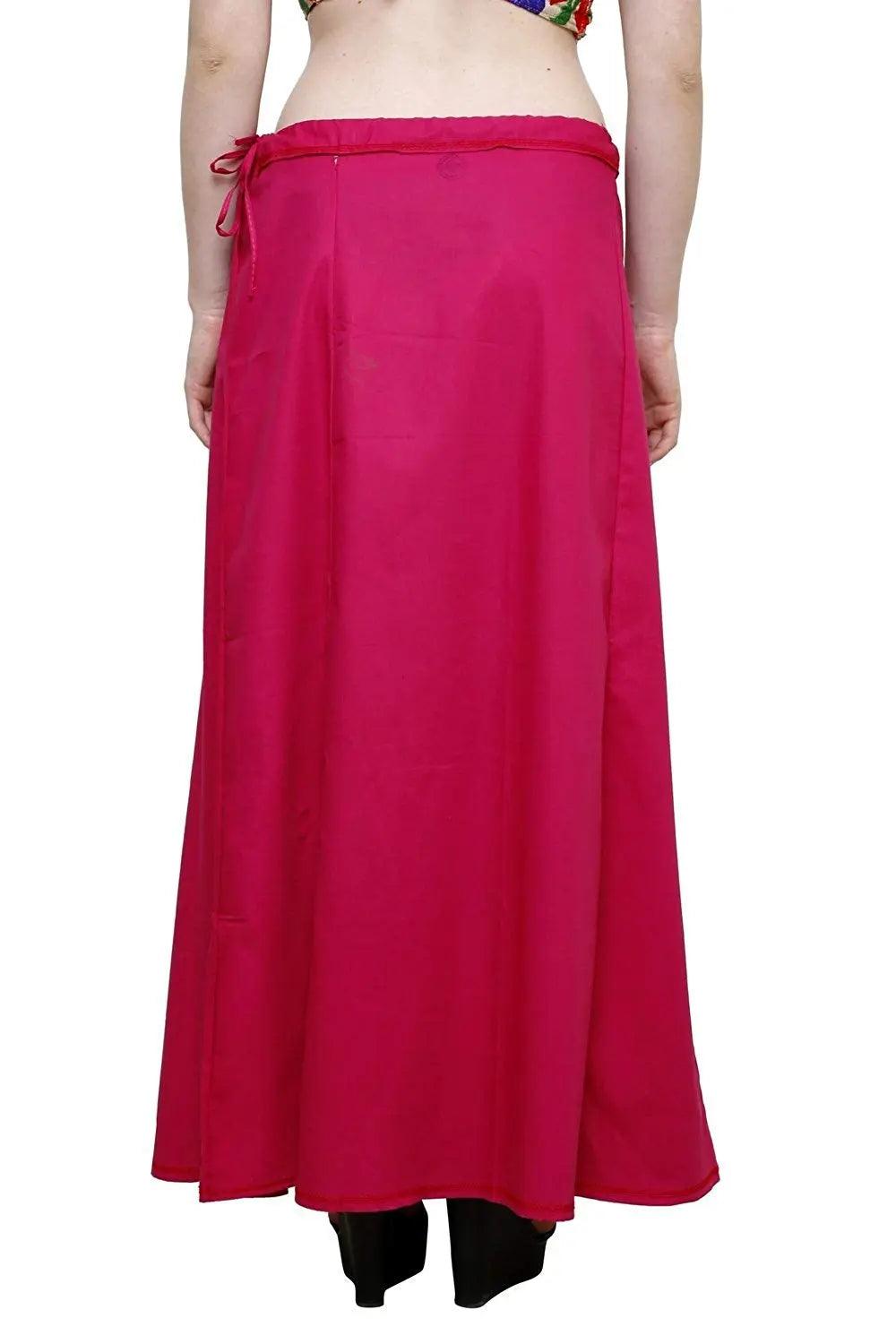 Clothing woman's Elegant Look Ethnic Wear Cotton Petticoat Multi (Pack of 5)
