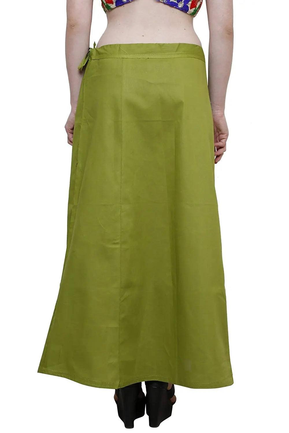 Clothing woman's Elegant Look Ethnic Wear Cotton Petticoat Multi (Pack of 5)