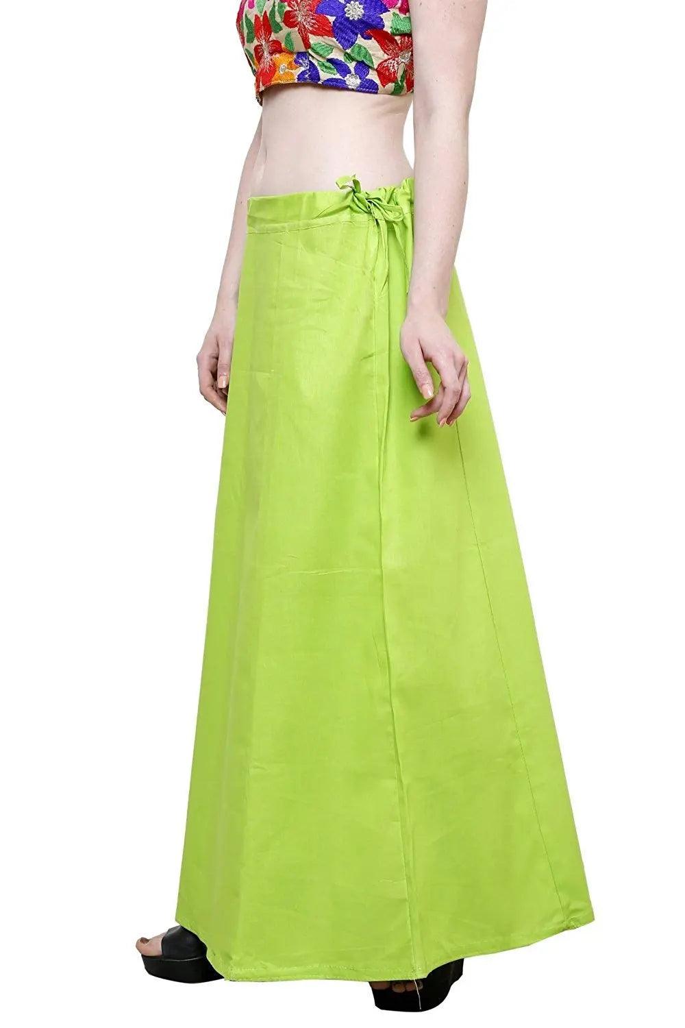 Clothing woman's Elegant Look Ethnic Wear Cotton Petticoat Multi (Pack of 5)