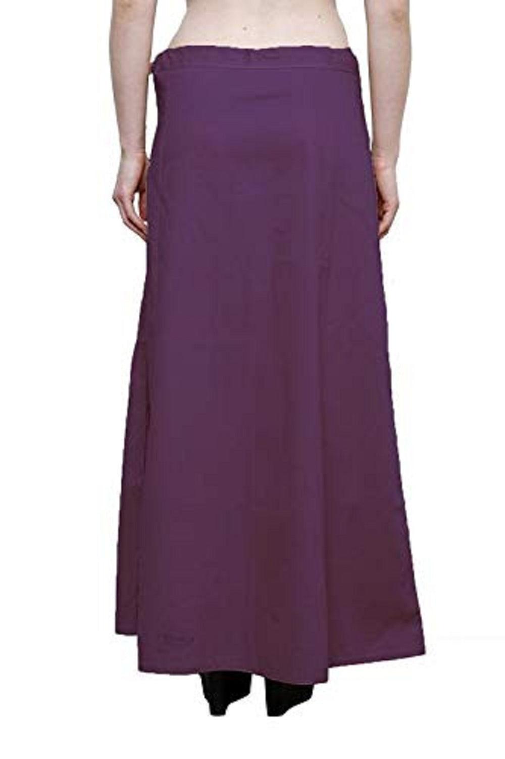 Clothing woman's Elegant Look Ethnic Wear Cotton Petticoat Pista Pack of 1