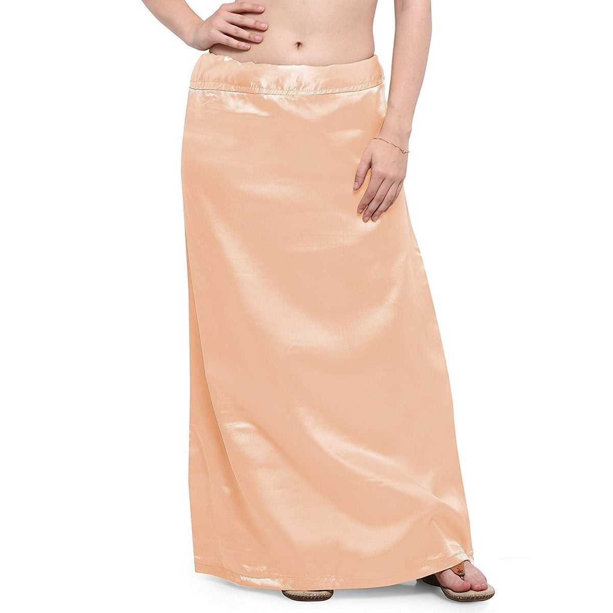 Woman's Satin Cream Petticoat Default Title
