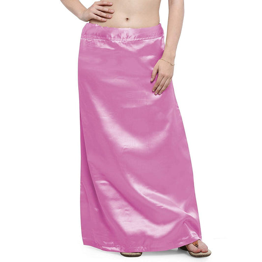 Trendzmy Woman's Satin Pink Petticoat Default Title