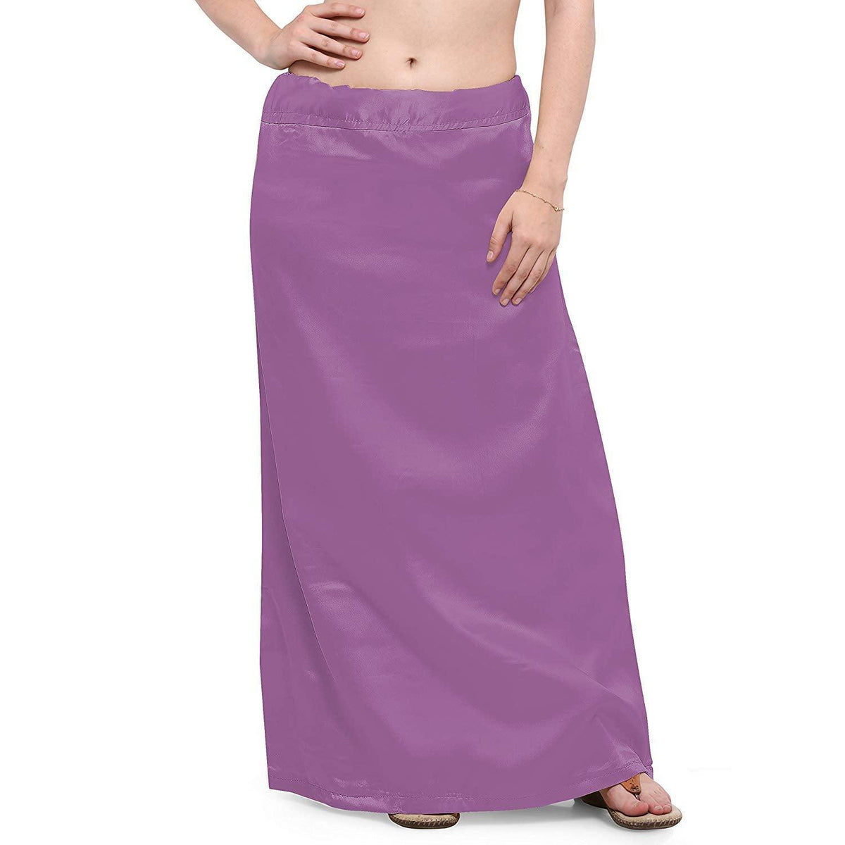 Woman's Satin Purple Petticoat Default Title