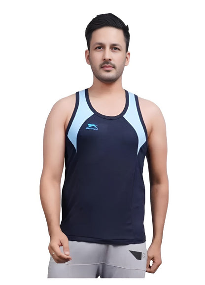 SHIV-NARESH Solid Men Cotton Grey Blend Vest