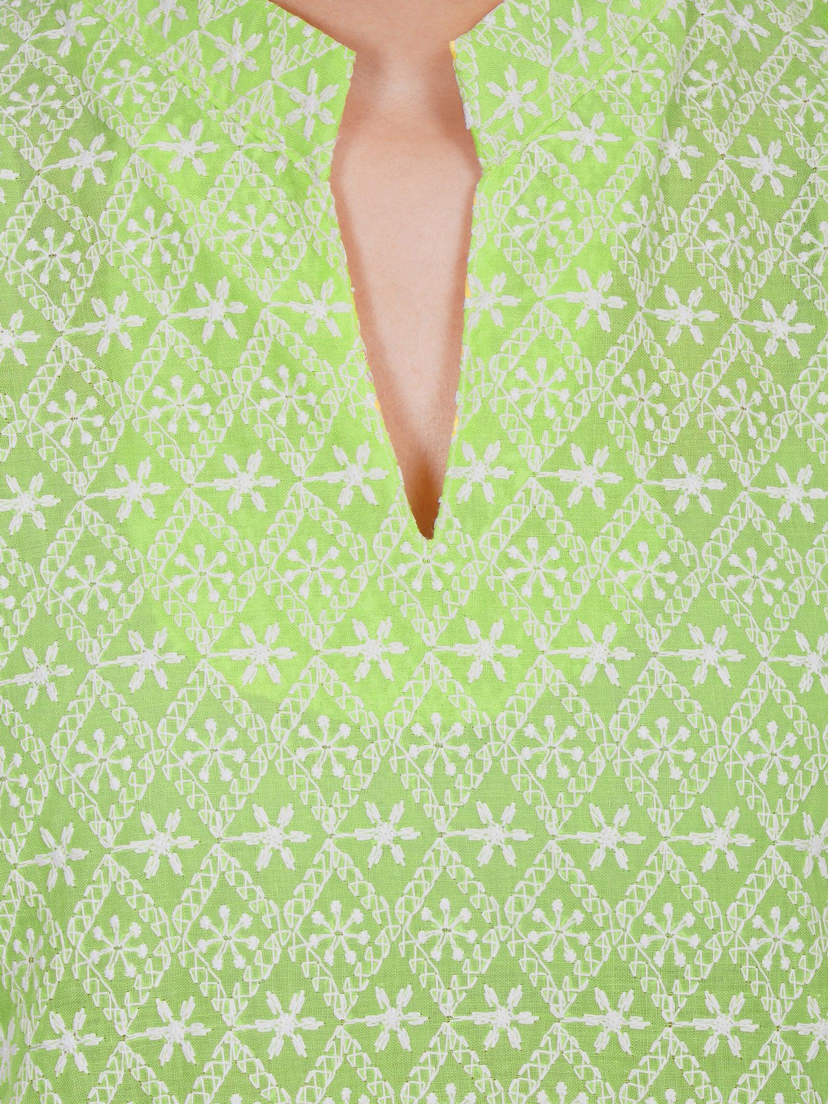 Women Pista Kurta and Palazzo Set Pure Cotton
