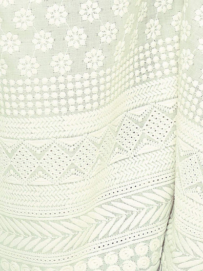 Singhania Woman's Cotton Chiken Plazzo Cream